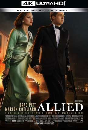 Filme Aliados - 4K 2016 Torrent