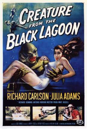 Torrent Filme O Monstro da Lagoa Negra - Legendado 1954  1080p BluRay Full HD completo
