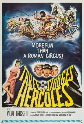 Filme Os Três Patetas com Hércules no Olimpo 1962 Torrent